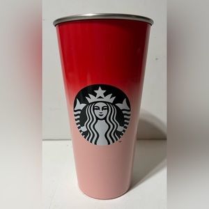 Starbucks Korea SS DW Peach Sunset To Go Tumbler 16oz 473ml 2020 Summer Limited
